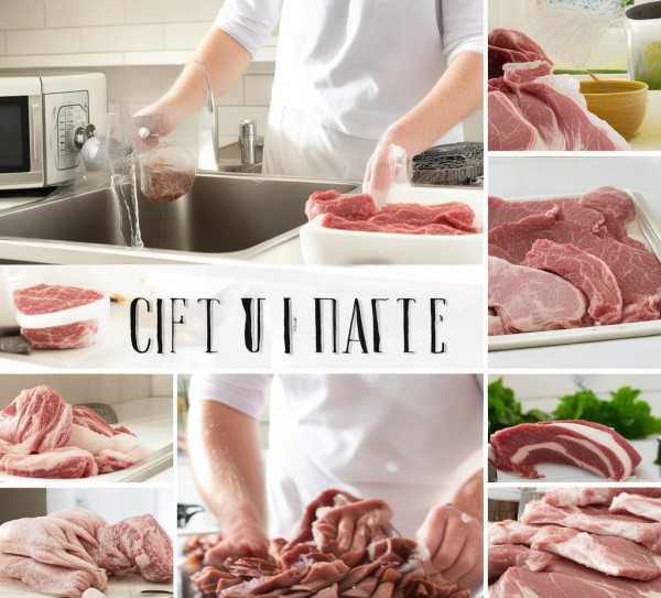 三步轻松解冻肉类，保留口感与营养的烹饪秘诀