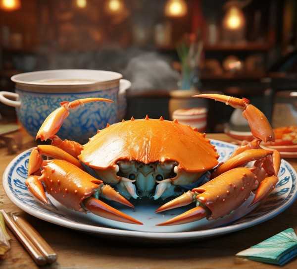 大闸蟹VS梭子蟹，美食争霸，谁主沉浮？