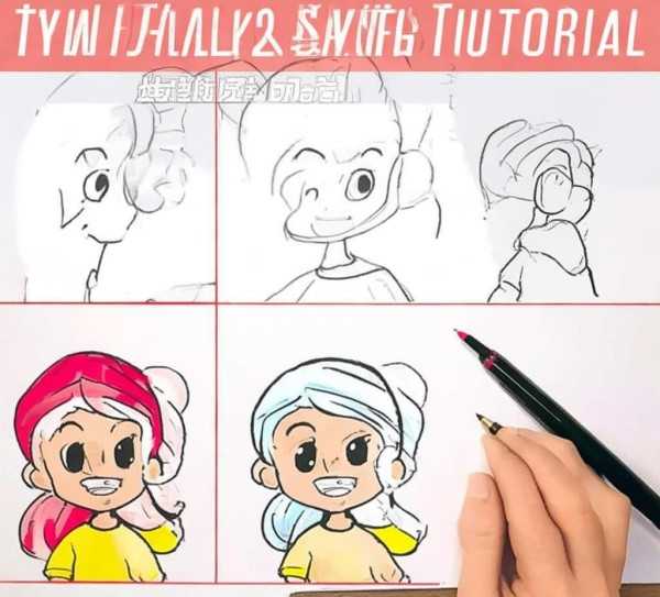 樱桃小丸子绘画教程，轻松绘出卡通魅力
